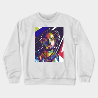 Miguel Colorful with Background Crewneck Sweatshirt